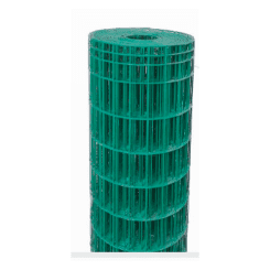 Malla acero galvanizada plastificada